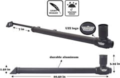 Duvar Arkası Teleskopik Dürbün, Savaş Oyunları, Airsoft, Dürbün,  5X20