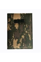 Single Sword Kamuflaj Desenli Askeri Çizgili Not Defteri,130 Sayfa, Sert Kapak