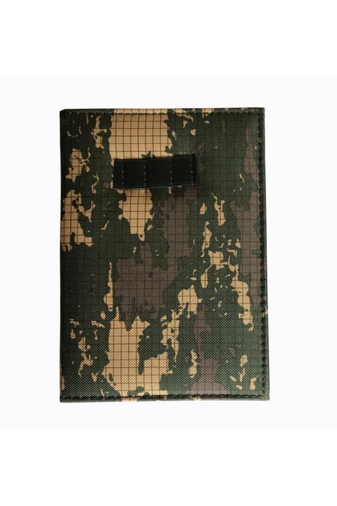 Single Sword Kamuflaj Desenli Askeri Çizgili Not Defteri,130 Sayfa, Sert Kapak