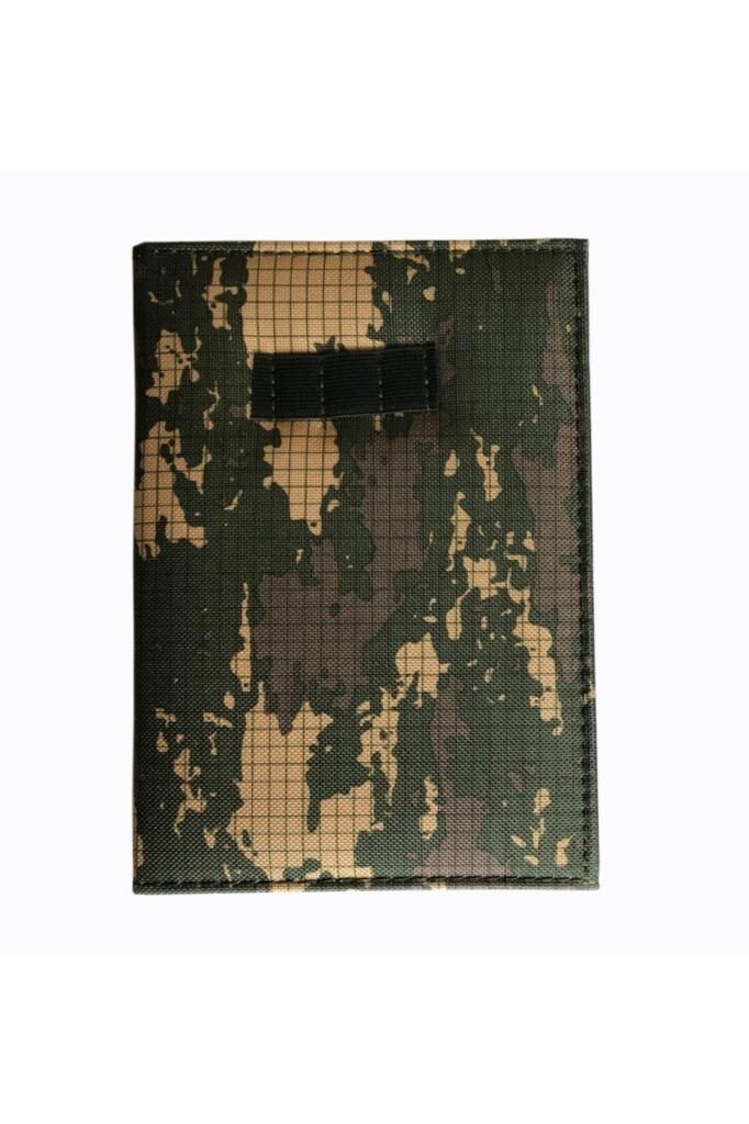 Single Sword Kamuflaj Desenli Askeri Çizgili Not Defteri,130 Sayfa, Sert Kapak