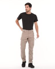Single Sword Dayanıklı Erkek & Kadın Tactical Outdoor Koruma Taktik Pantolonu BEJ - 38