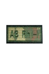 Single Sword Nakış Kan Grubu Patch - Peç TSK - A RH (-)