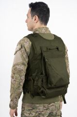 Single Sword 37 Fişeklikli Avcı Yeleği | Taktik ve Outdoor Kullanım için SİYAH