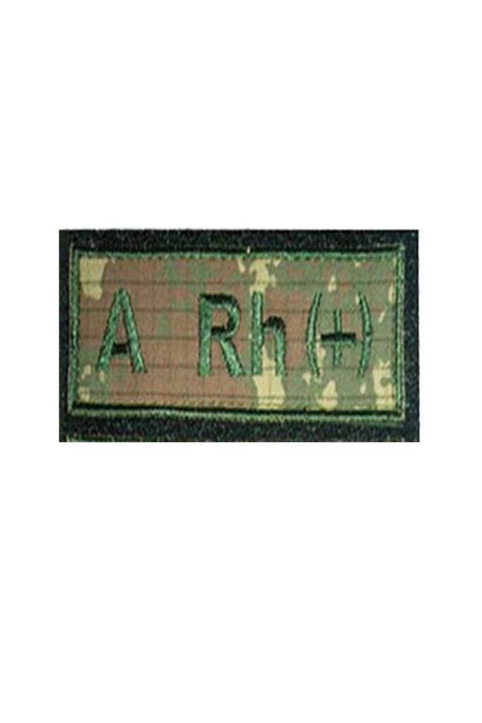 Single Sword Nakış Kan Grubu Patch - Peç TSK - 0 RH (+)