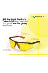 Single Sword Vunivet  Sarı Lensli Balistik Gözlük