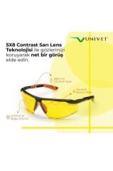 Single Sword Vunivet  Sarı Lensli Balistik Gözlük