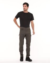 Single Sword Dayanıklı Erkek & Kadın Tactical Outdoor Koruma Taktik Pantolonu HAKİ - 30