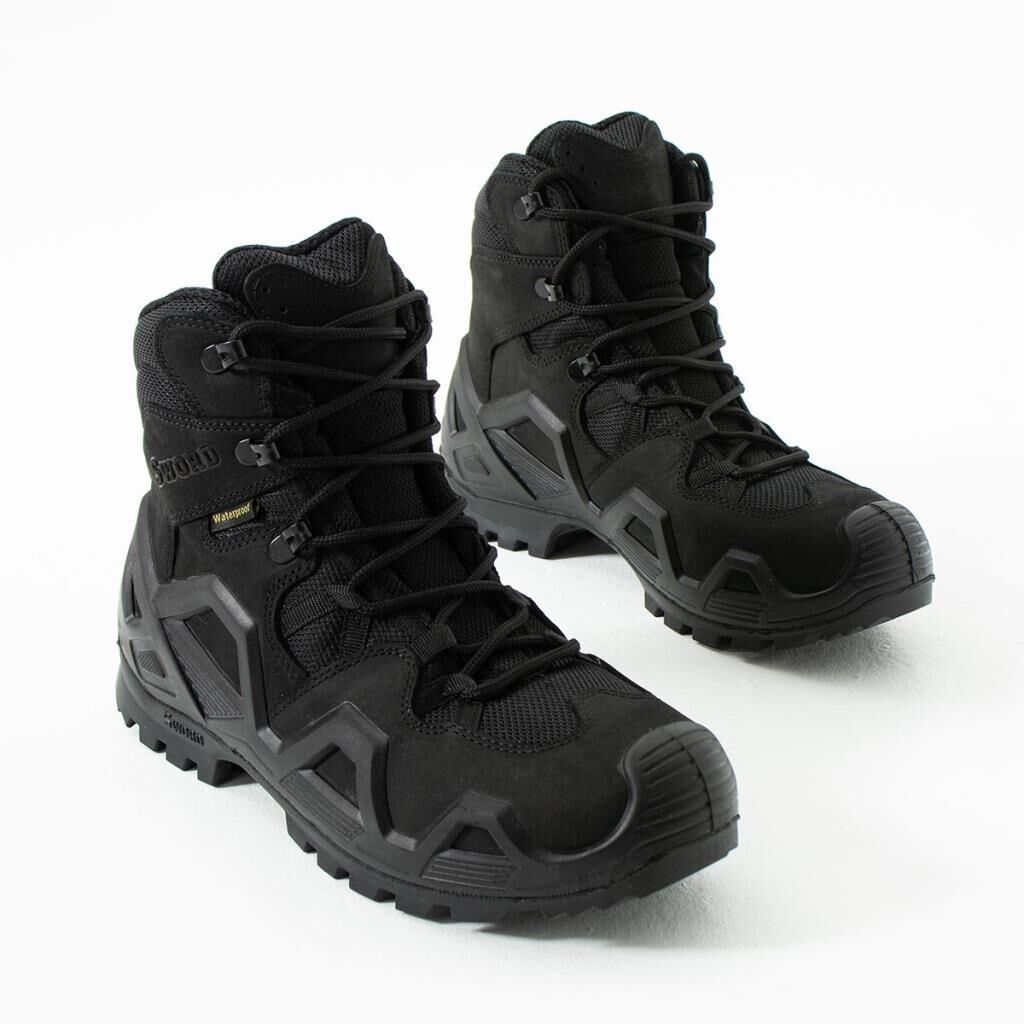 Single Sword SS611 Su Geçirmez Asker Polis Kısa Tactical Bot SİYAH - 47