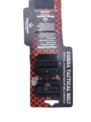 Single Sword Kobra Kemer - Taktik Outdoor ve Koruma Pantolon Kemeri Yerli 115 CM - SİYAH