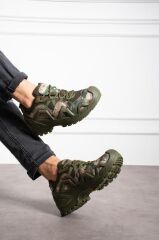 SS609 Nefes Alan Cordura Taktik Outdoor Kamuflaj Desen Özel Seri Ayakkabı