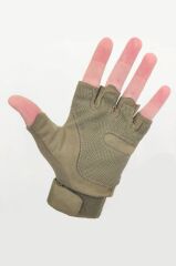 Strongclaw Strongclaw SC-1002 Kısa Parmak Taktik ve Outdoor Eldiveni – Dayanıklı Operasyon Modeli HAKİ - M