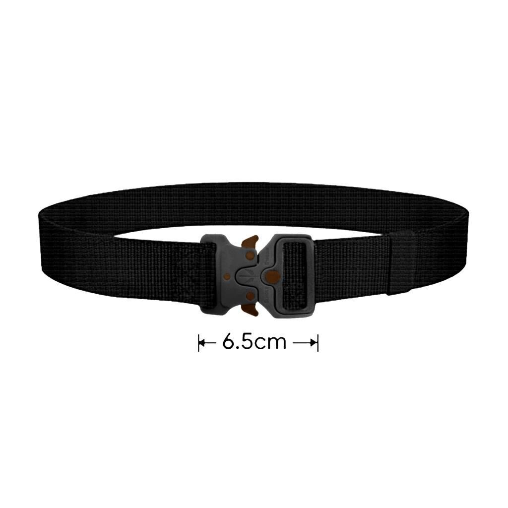 Single Sword Kobra Kemer - Taktik Outdoor ve Koruma Pantolon Kemeri Yerli 125 CM - SİYAH