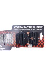 Single Sword Kobra Kemer - Taktik Outdoor ve Koruma Pantolon Kemeri Yerli 125 CM - SİYAH