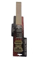 Single Sword Kobra Kemer - Taktik Outdoor ve Koruma Pantolon Kemeri Yerli 135 CM - BEJ