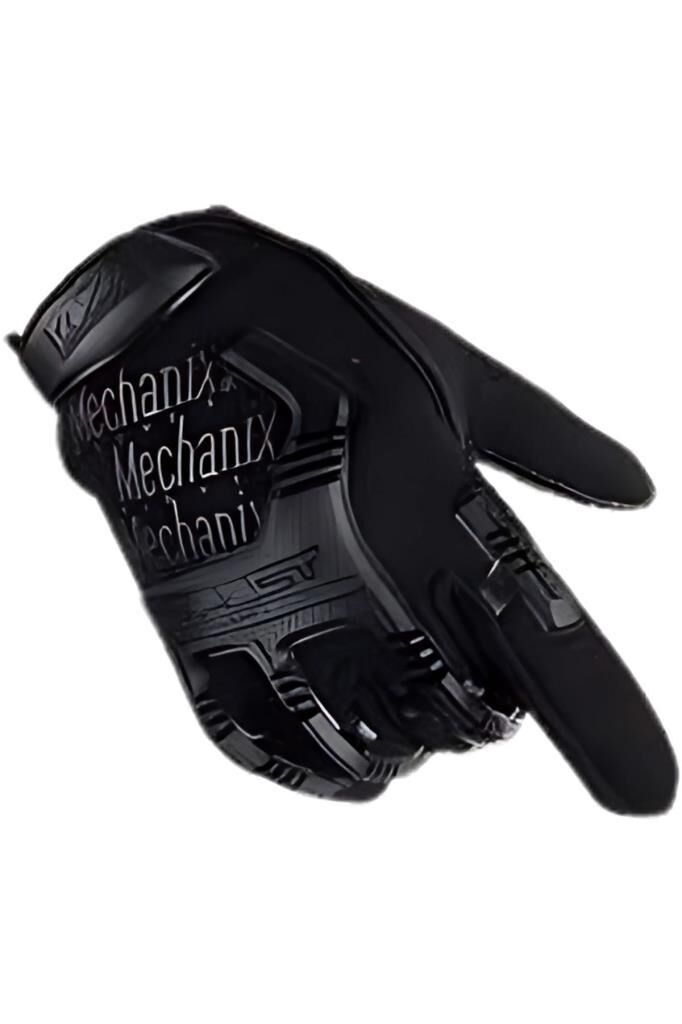 Single Sword Mechanix Tam Parmak Eldiven SİYAH - L