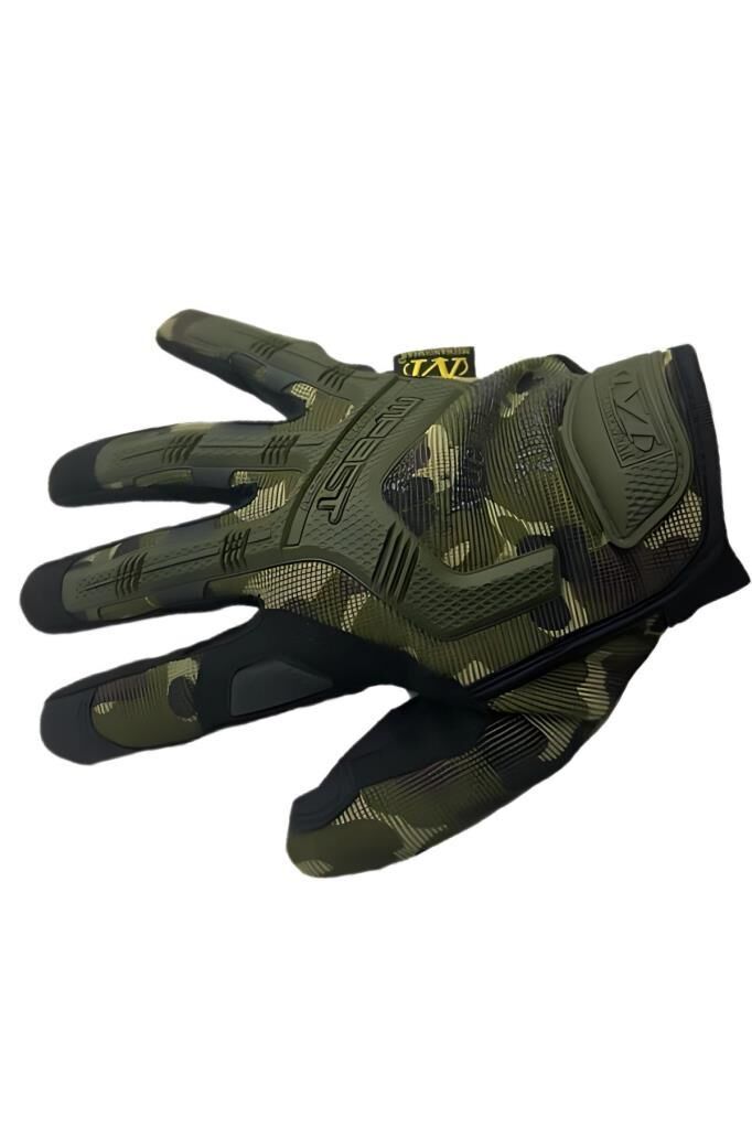 Single Sword Mechanix Tam Parmak Eldiven KAMUFLAJ - XL