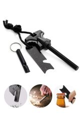 Single Sword Magnezyum Çubuğu - Pusulalı, Düdüklü Cetvelli Ateş Başlatıcı