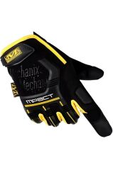 Single Sword Mechanix Tam Parmak Eldiven SARI - L