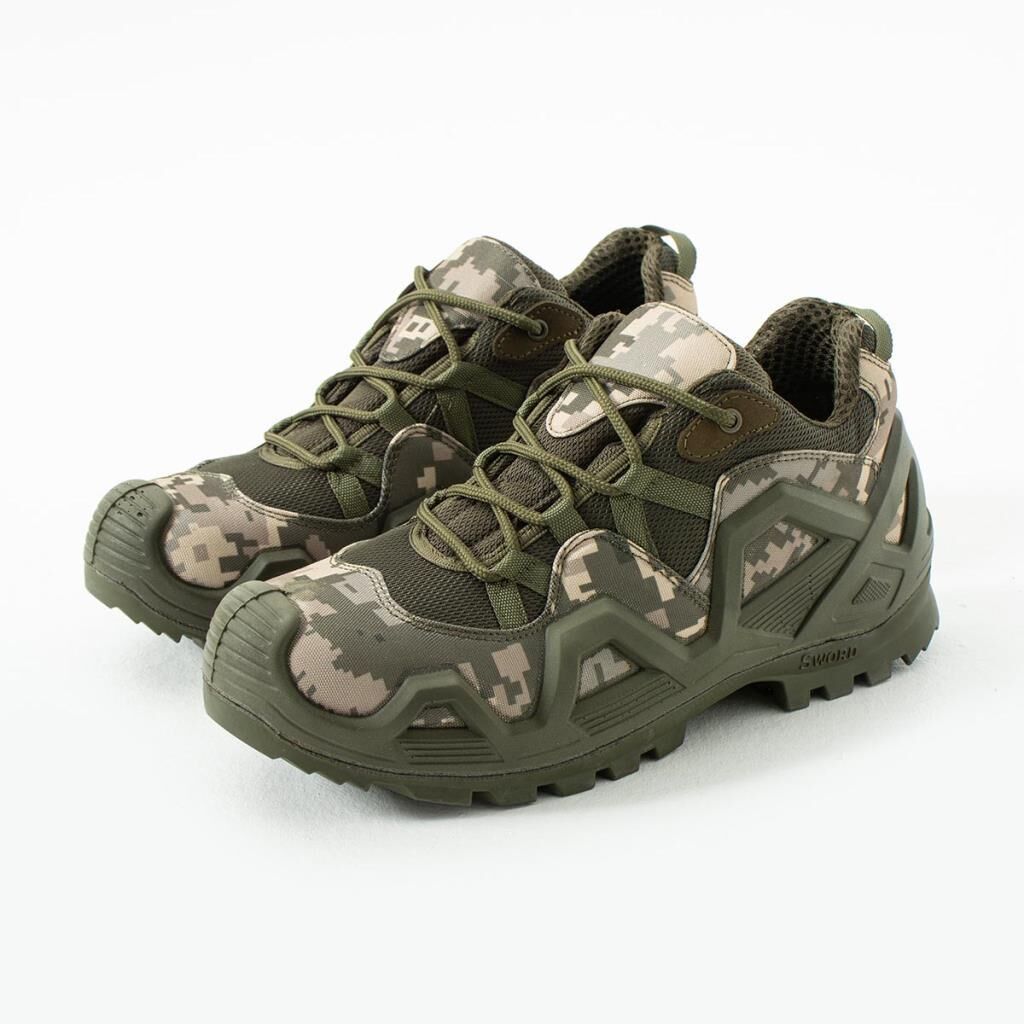 SS609 Nefes Alan Cordura Taktik Outdoor Kamuflaj Desen Özel Seri Ayakkabı PİKSEL - 45