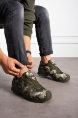 SS609 Nefes Alan Cordura Taktik Outdoor Kamuflaj Desen Özel Seri Ayakkabı PİKSEL - 45