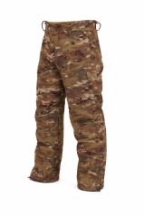 Single Sword Outdoor Softshell Su Geçirmez Kışlık Erkek Pantolon (Salopet Askılı), Kamuflaj Renk MULTİCAM - L