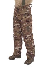 Single Sword Outdoor Softshell Su Geçirmez Kışlık Erkek Pantolon (Salopet Askılı), Kamuflaj Renk MULTİCAM - L