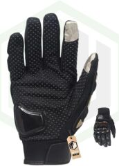 Pro Biker Tam Parmak Korumalı ve Nefes Alabilen Telefon Uyumlu Motosiklet & Bisiklet Eldiveni Pro 2XL - MAVİ