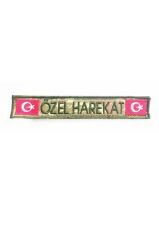 Single Sword Özel Harekat 3X17Cm Nakış Patch - Peç KIRMIZI