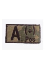 Single Sword Nakış Kan Grubu Patch - Peç TSK - AB RH (-)