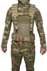 Single Sword Askılı Molle Kemer Açık Hücum Yeleği