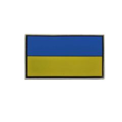 Single Sword Ukrayna Bayrağı Taktik Patch – Plastik Askeri Çanta, Mont ve Üniforma Arması