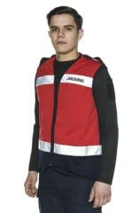 Single Sword Jandarma Asayiş Fileli Reflektif Yelek 2XL
