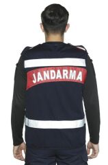 Single Sword Jandarma Asayiş Fileli Reflektif Yelek 2XL