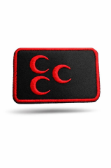 Single Sword Nakış Patch - Üç Hilal Peç