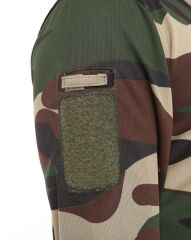 Single Sword Bisiklet Yaka Kamuflaj Desen Pamuklu Erkek T-Shirt USA - 2XL