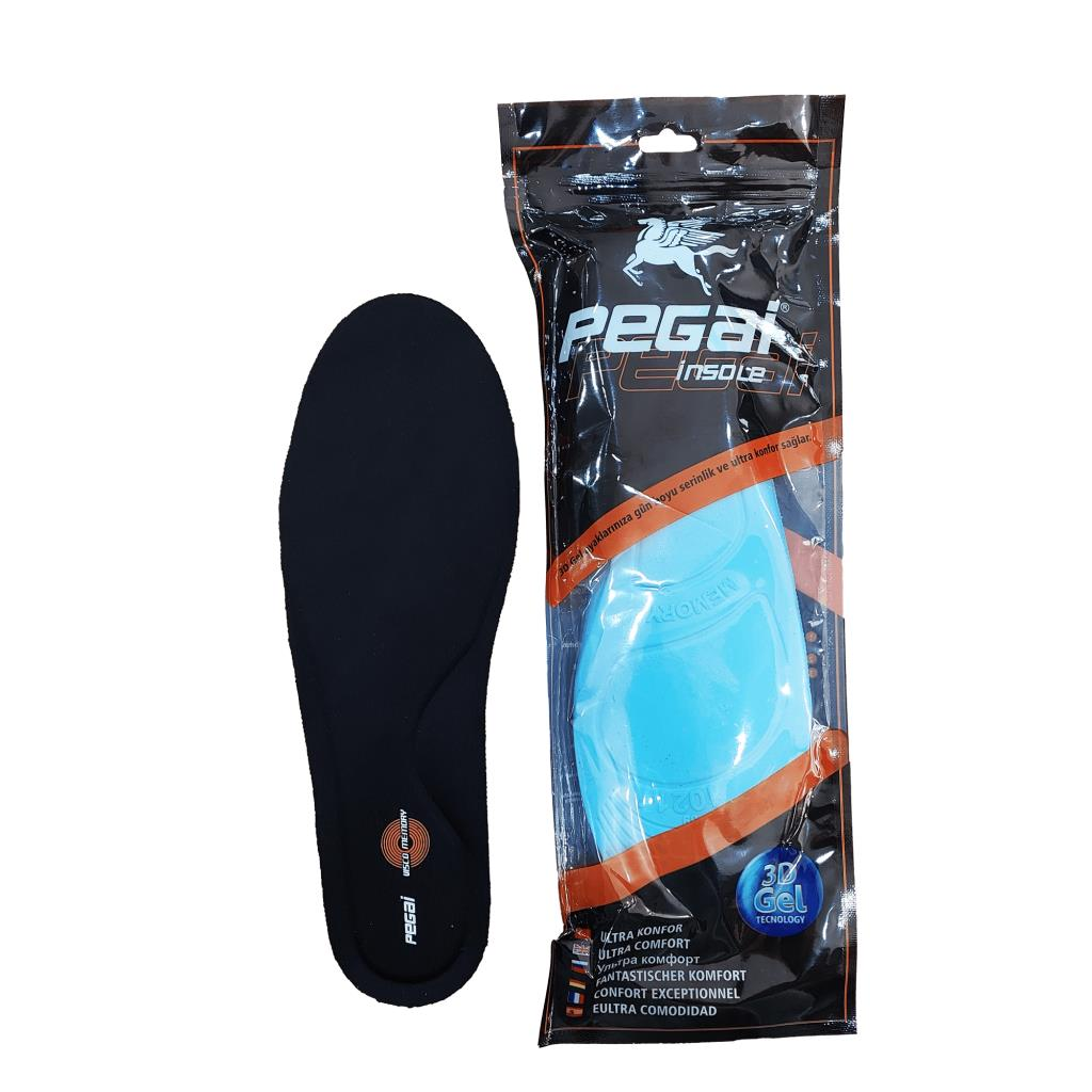 Single Sword Pegai İnsole Visco Memory 3D Jel Ultra Konforlu Tabanlık 39-45 Numara