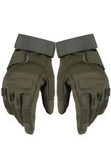 Single Sword BlackHawk Tam Parmak Tactical Pilot Eldiven HAKİ - XL