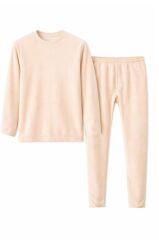 Single Sword Kışlık Kalın-Avcılık-Balıkçılık-Askerlik-Kamp-Polar Erkek İçlik Takım BEJ - 2XL