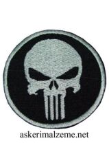 Single Sword Kurukafa Nakış Patch - Nakış Arma Peç