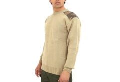 Single Sword TSK Örgü Asker Kazağı BEJ - M