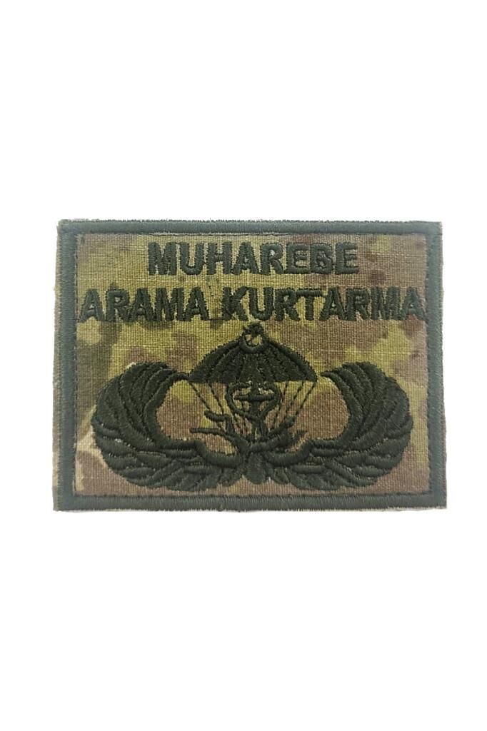 Single Sword MAK Nakış Patch - Muharebe Arama Kurtarma Nakış Arma Peç