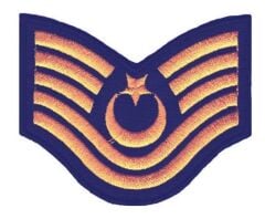 Single Sword Nakış Jandarma Asayiş Rütbe ASTSB.KID.ÜST.ÇVŞ.