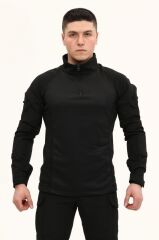 Single Sword Erkek&Kadın Taktik Kombat T-shirt SİYAH - S