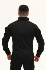 Single Sword Erkek&Kadın Taktik Kombat T-shirt SİYAH - S