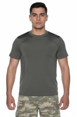 Single Sword Kısa Kol Microfiber T-Shirt Askeri ve Outdoor Microfiber Üst İçlik Fanila Tişört HAKİ - S