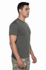 Single Sword Kısa Kol Microfiber T-Shirt Askeri ve Outdoor Microfiber Üst İçlik Fanila Tişört HAKİ - M