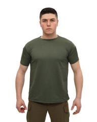 Single Sword Bisiklet Yaka Kısa Kol Taktik T-shirt HAKİ - XL