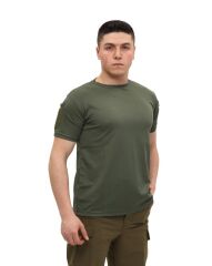 Single Sword Bisiklet Yaka Kısa Kol Taktik T-shirt HAKİ - XL