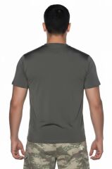 Single Sword Kısa Kol Microfiber T-Shirt Askeri ve Outdoor Microfiber Üst İçlik Fanila Tişört HAKİ - 2XL