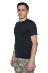 Single Sword Kısa Kol Microfiber T-Shirt Askeri ve Outdoor Microfiber Üst İçlik Fanila Tişört SİYAH - 2XL